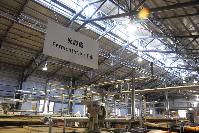 白州サントリー工場ウイスキー醸造工程発酵